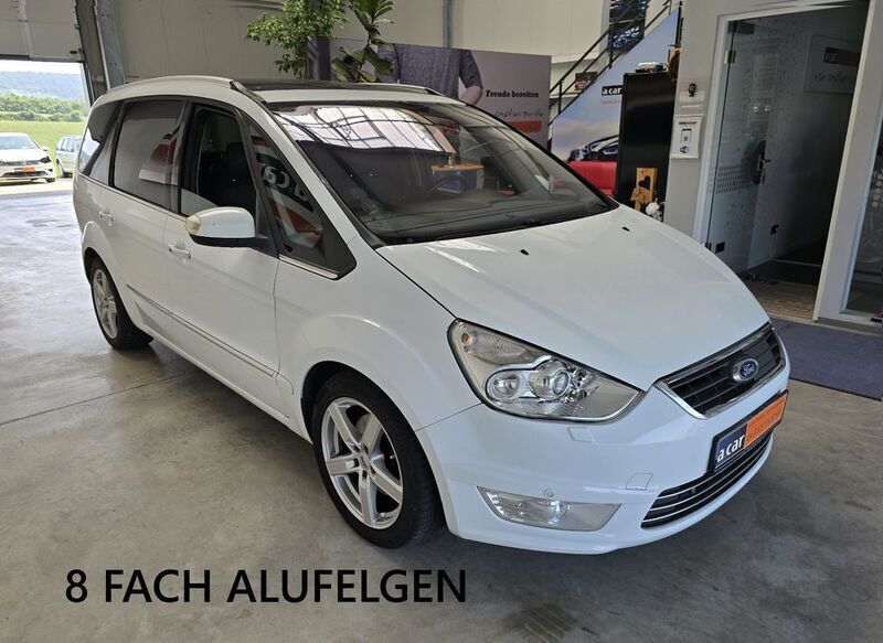 Weiß Gebraucht 2014 Ford Galaxy Titanium Van / Kleinbus | 5.690 € (Fairer Preis) - Bild 1/4