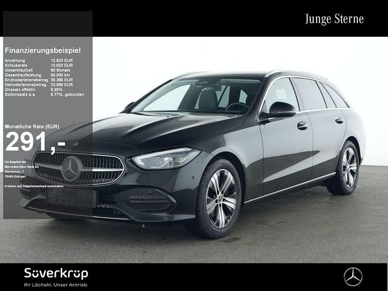 Schwarz Gebraucht 2024 Mercedes C220 Avantgarde Limousine | 36.922 € (Superpreis) - Bild 1/2