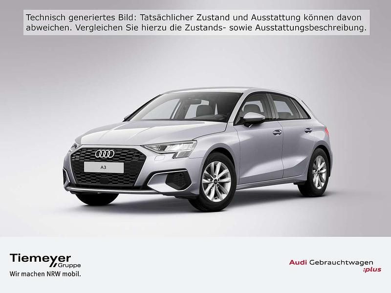 Florettsilber metallic Gebraucht 2024 Audi A3 Basis Limousine | 25.240 € (Fairer Preis) - Bild 1/4