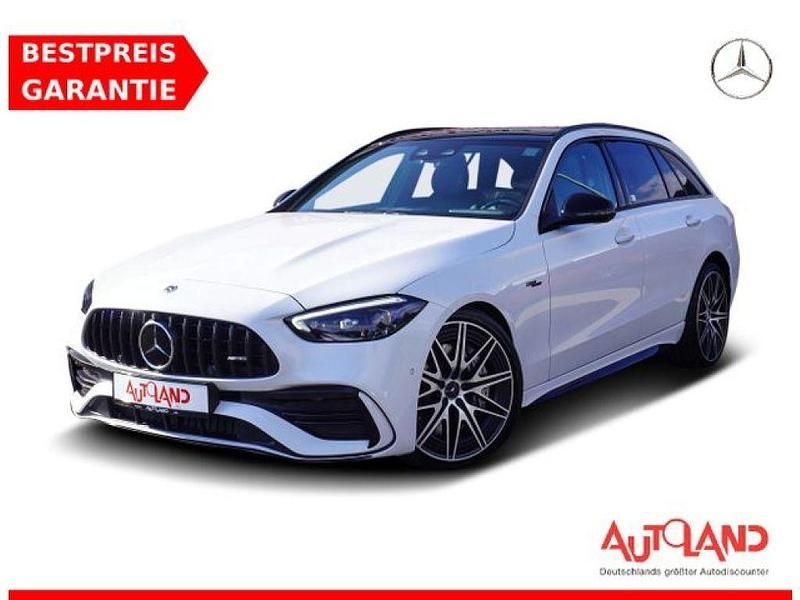 Designo opalith weiß (bright) (metallic) Gebraucht 2023 Mercedes C43 AMG AMG Kombi | 50.990 € (Superpreis) - Bild 1/4
