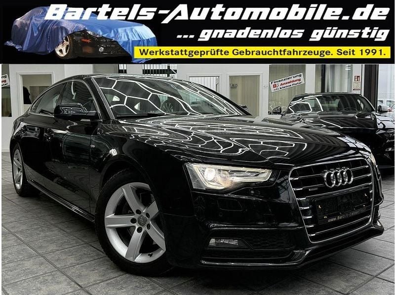 Gebraucht Audi A5 Sportback S-Line 224 PS (164 kW) 2014 Schwarz Kleinwagen