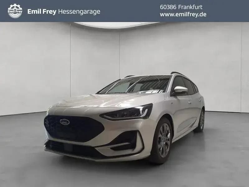 Moondust silber metallic Gebraucht 2023 Ford Focus ST-Line X Kombi | 22.450 € (Guter Preis) - Bild 1/4