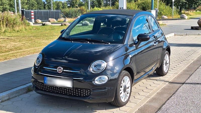 Schwarz Gebraucht 2020 Fiat 500C Cabrio | 11.599 € (Guter Preis) - Bild 1/4