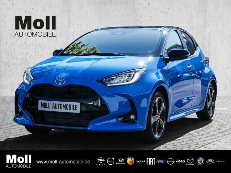 Neptune blue metallic Gebraucht 2024 Toyota Yaris Hybrid Edition Limousine | 29.490 € (Fairer Preis) - Bild 1/4