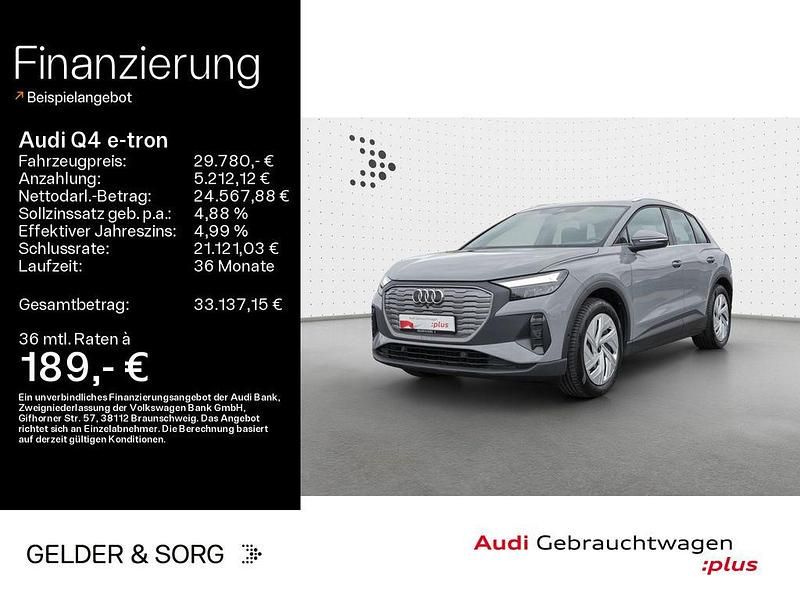 Kieselgrau Gebraucht 2023 Audi Q4 e-tron Comfort SUV | 29.780 € (Guter Preis) - Bild 1/4