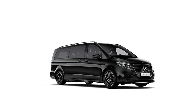 Obsidianschwarz metallic Neu 2025 Mercedes V300 Avantgarde Van / Kleinbus | 108.280 € (Superpreis) - Bild 1/4