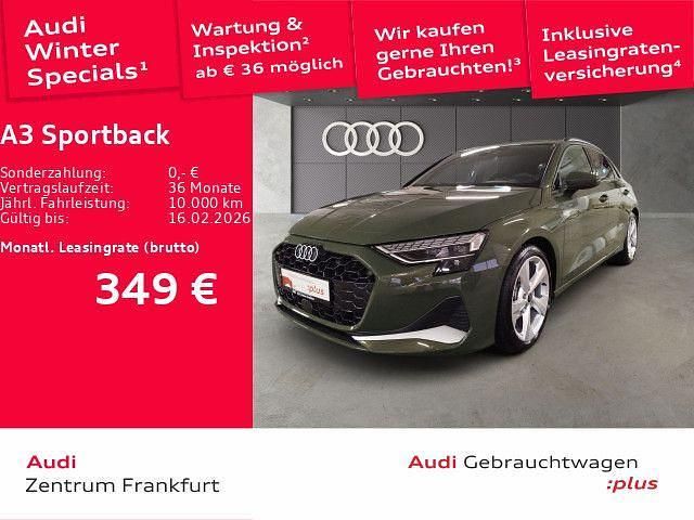 Grün Gebraucht 2025 Audi A3 Advanced Limousine | 37.190 € (Superpreis) - Bild 1/3