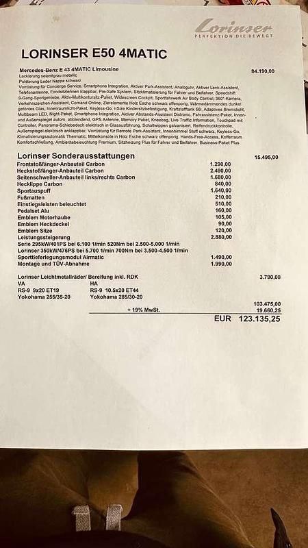 Gebraucht Mercedes E43 AMG AMG 401 PS (294 kW) 2017 Limousine