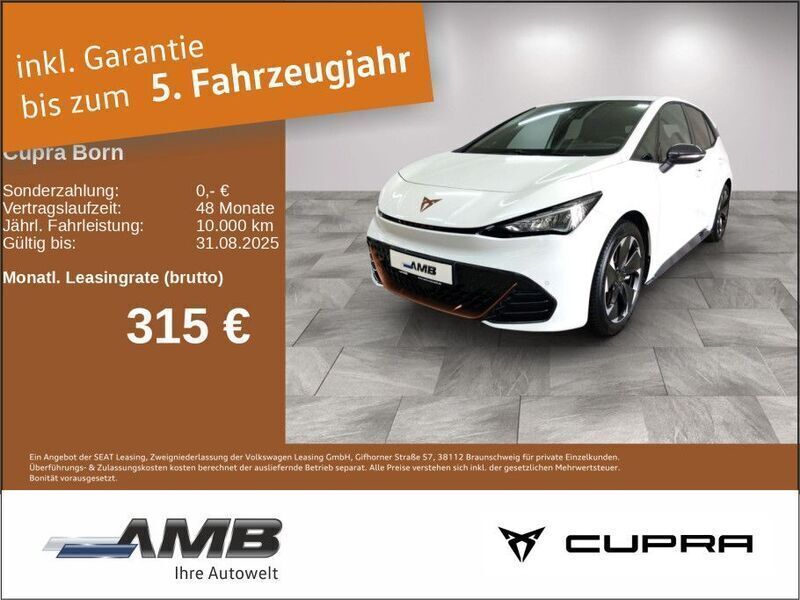 Glacial white metallic Gebraucht 2024 Cupra Born e-Boost Kleinwagen | 34.250 € (Fairer Preis) - Bild 1/3