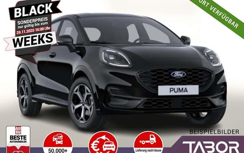 Schwarz Neu 2025 Ford Puma ST-Line SUV | 24.301 € (Superpreis) - Bild 1/4
