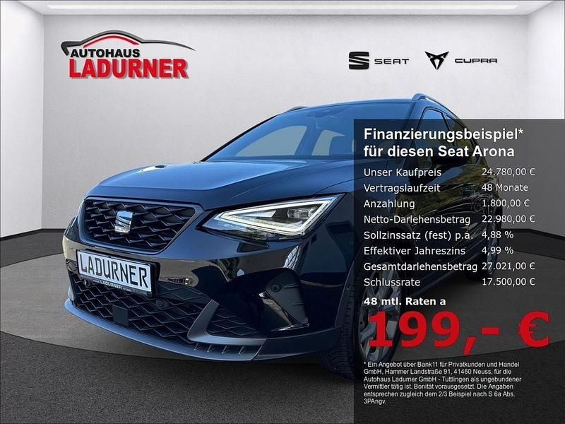 Schwarz Gebraucht 2024 Seat Arona FR SUV | 24.780 € (Etwas zu teuer) - Bild 1/4