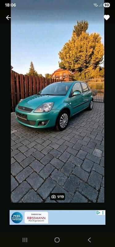 Gebraucht Ford Fiesta 90 PS (66 kW) 2006 Grün Kleinwagen