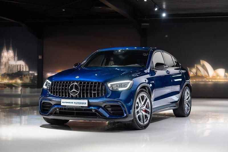 Blau Gebraucht 2020 Mercedes GLC63 AMG AMG SUV | 60.980 € (Fairer Preis) - Bild 1/4