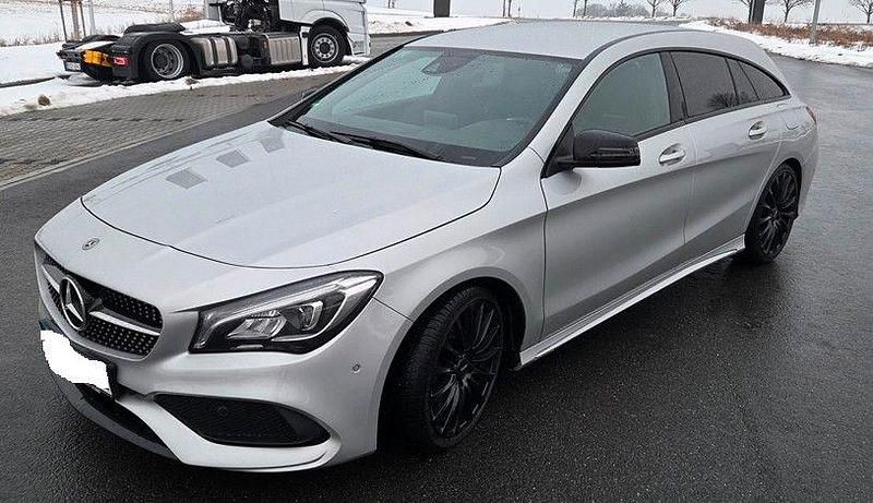 Gebraucht Mercedes CLA200 Shooting Brake AMG line 156 PS (114 kW) 2017 Silber Kombi