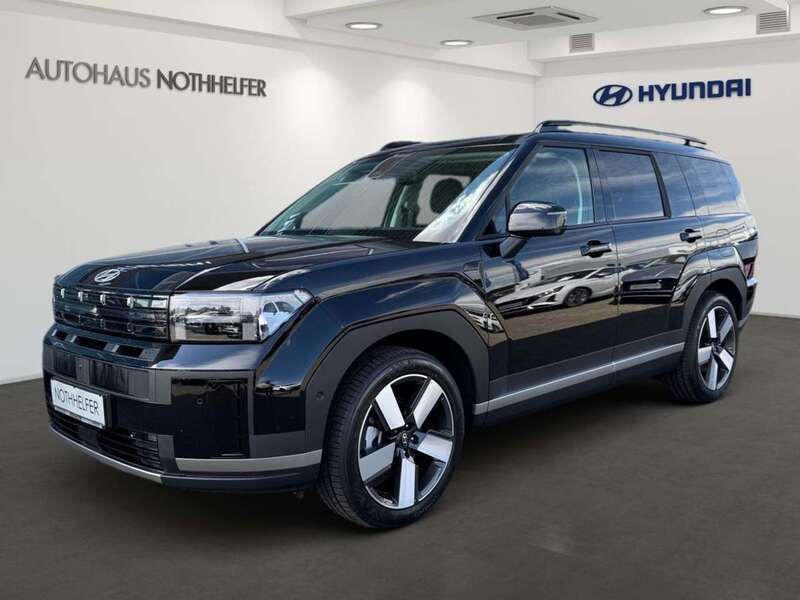 Schwarz (abyss black / mic) Neu 2025 Hyundai Santa Fe Comfort SUV | 55.100 € (Fairer Preis) - Bild 1/4