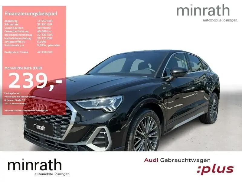 Schwarz Gebraucht 2024 Audi Q3 Sportback S-Line SUV | 42.330 € (Fairer Preis) - Bild 1/4
