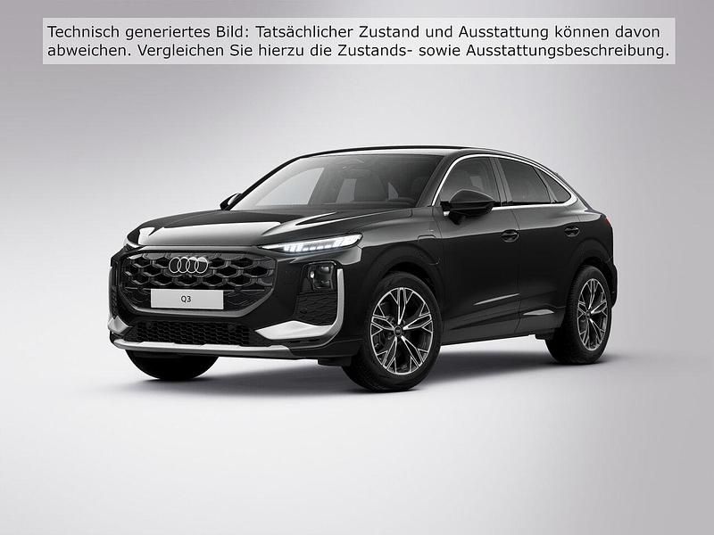 Mythosschwarz metallic (metallic) Gebraucht 2025 Audi Q3 Sportback Basis SUV | 56.880 € - Bild 1/4