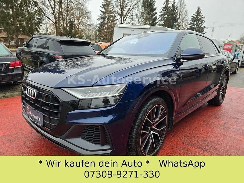 Blau Gebraucht 2018 Audi Q8 S-Line SUV | 39.899 € (Fairer Preis) - Bild 1/4