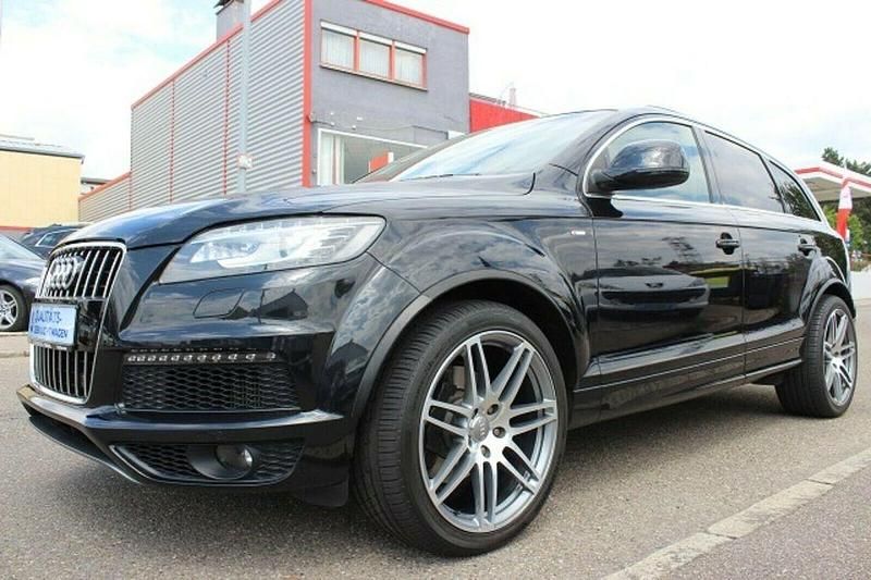 Schwarz Gebraucht 2008 Audi Q7 S-Line SUV | 22.390 € - Bild 1/4