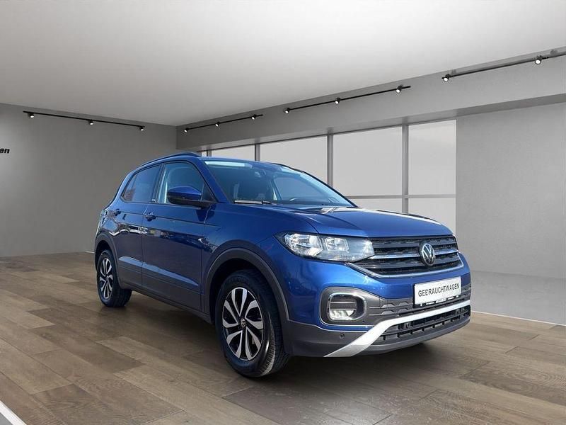 Gebraucht VW T-Cross Active 110 PS (80 kW) 2021 Reef blue metallic (metallic) SUV
