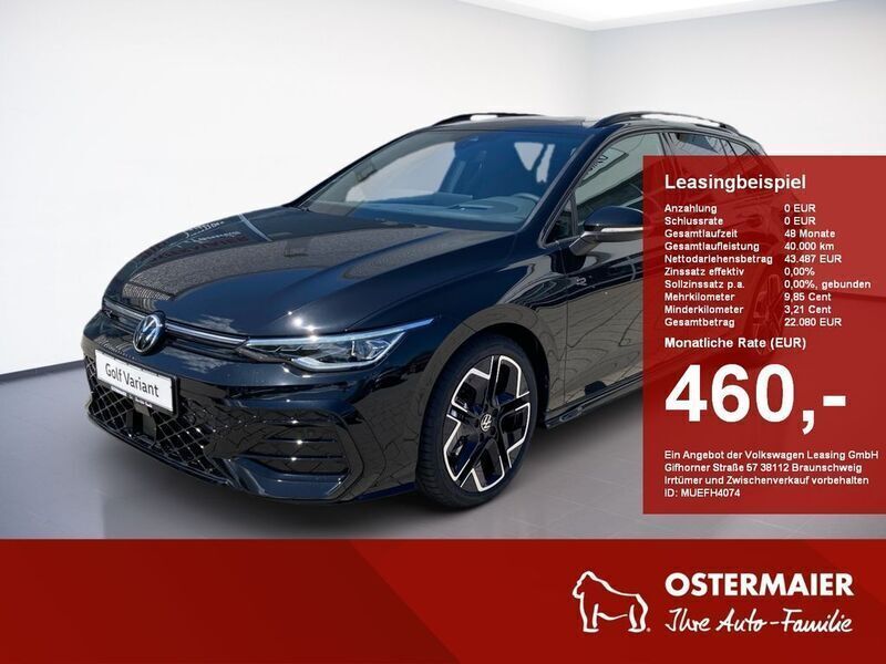 Schwarz Neu 2024 VW Golf VIII R-line Kombi | 45.990 € - Bild 1/2