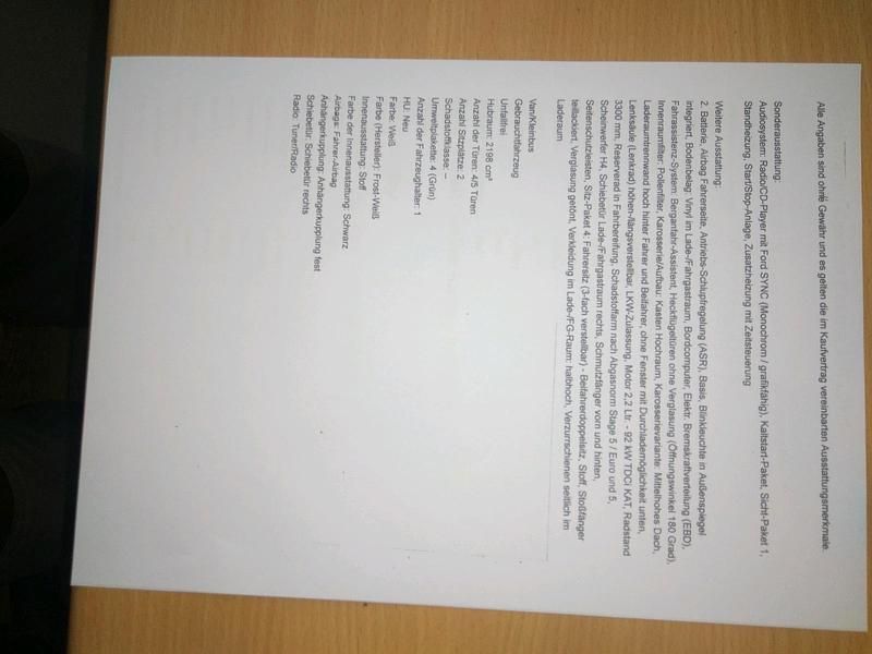 Gebraucht Ford Transit 125 PS (91 kW) 2016 Weiß Van / Kleinbus