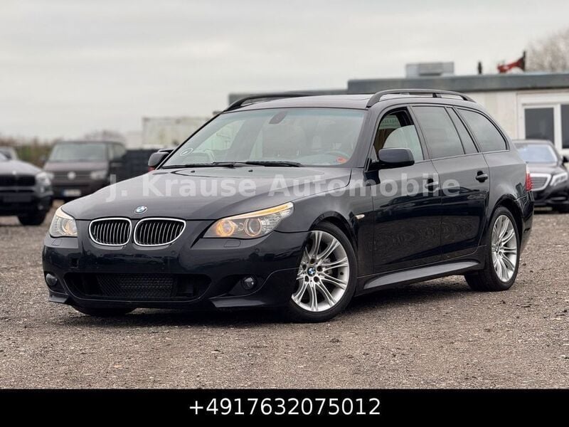 Schwarz Gebraucht 2008 BMW 550 M Sport Kombi | 8.490 € (Superpreis) - Bild 1/4