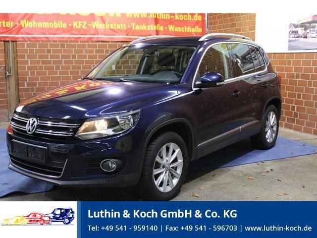 Blau Gebraucht 2011 VW Tiguan Sportline SUV | 9.800 € (Fairer Preis) - Bild 1/4