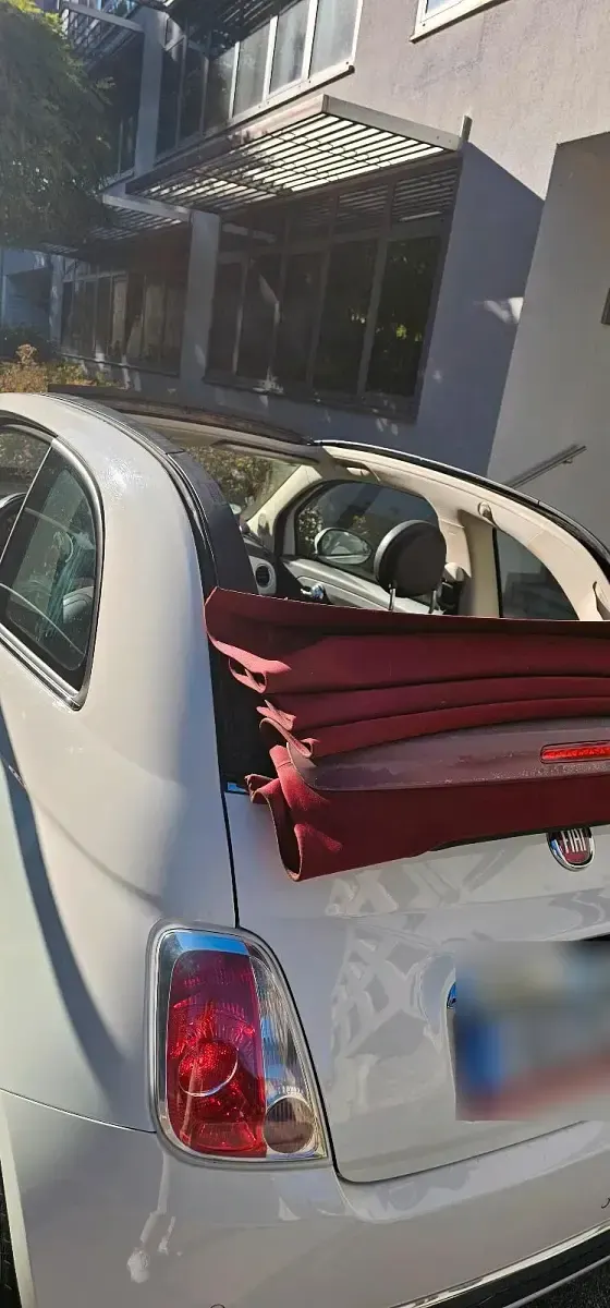 Gebraucht Fiat 500 69 PS (50 kW) 2013 Weiß Cabrio