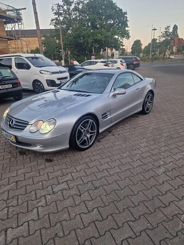 Silber Gebraucht 2003 Mercedes SL500 Cabrio | 16.500 € (Guter Preis) - Bild 1/3