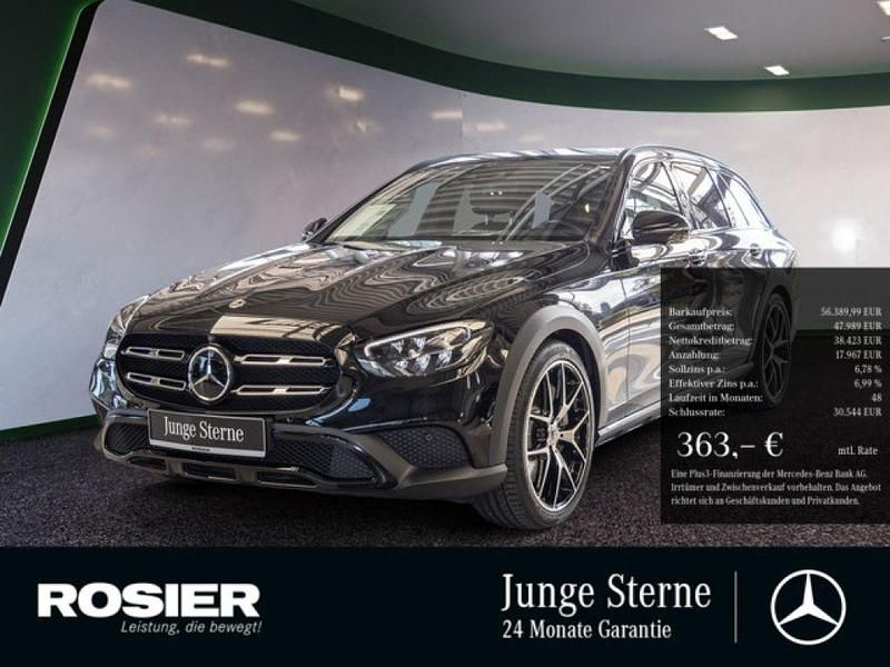Schwarz / obsidianschwarz (metallic) Gebraucht 2023 Mercedes E400 Kombi | 56.390 € (Teuer) - Bild 1/4