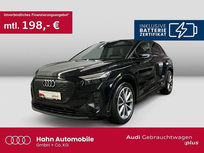 Mythosschwarz metallic Gebraucht 2022 Audi Q4 e-tron Ambiente SUV | 31.960 € (Etwas zu teuer) - Bild 1/3