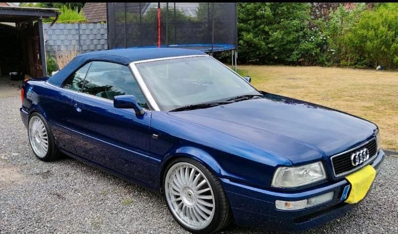Blau Gebraucht 1997 Audi 80 Cabrio | 11.500 € (Etwas zu teuer) - Bild 1/4