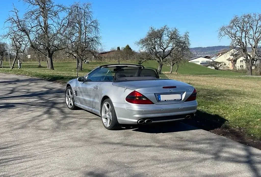 Gebraucht Mercedes SL55 AMG AMG 500 PS (367 kW) 2004 Silber Cabrio
