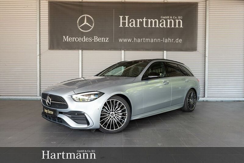 Hightechsilber Gebraucht 2024 Mercedes C200 AMG Kombi | 43.850 € (Teuer) - Bild 1/4