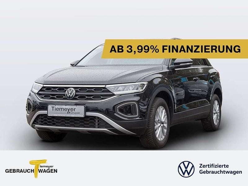 Schwarz Gebraucht 2023 VW T-Roc Life SUV | 21.030 € (Guter Preis) - Bild 1/4