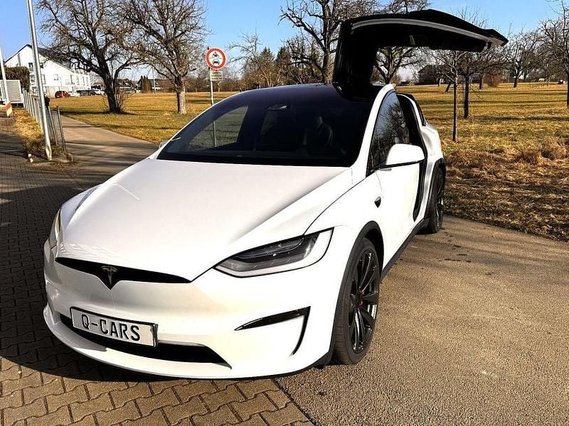 Weiß Gebraucht 2023 Tesla Model X Plaid SUV | 79.999 € (Superpreis) - Bild 1/4
