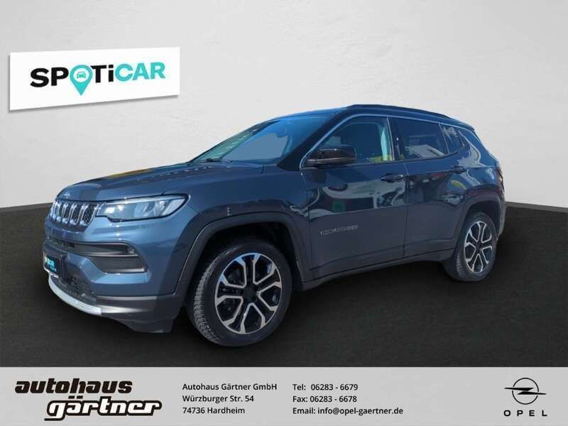 Blue shade metallic clear coat Gebraucht 2023 Jeep Compass Limited SUV | 24.990 € (Superpreis) - Bild 1/4
