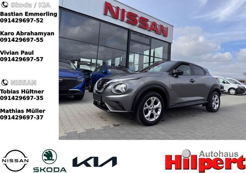 Gun metallic (m) (metallic) Gebraucht 2021 Nissan Juke N-Connecta SUV | 15.790 € (Fairer Preis) - Bild 1/4
