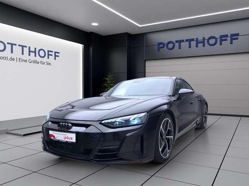 Mythosschwarz metallic Gebraucht 2022 Audi e-tron GT quattro Ambiente Limousine | 56.750 € (Fairer Preis) - Bild 1/4