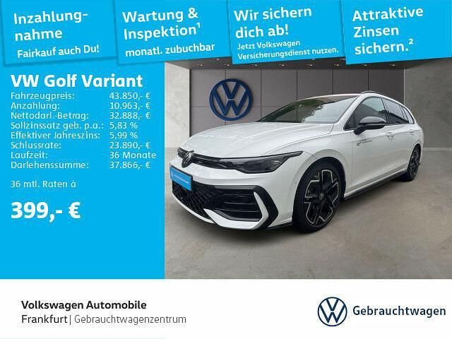 Pure white Gebraucht 2024 VW Golf VIII R-line Kombi | 43.850 € - Bild 1/2