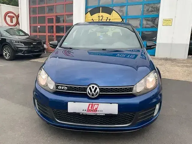 Gebraucht VW Golf VI GTD 190 PS (139 kW) 2012 Blau Kleinwagen