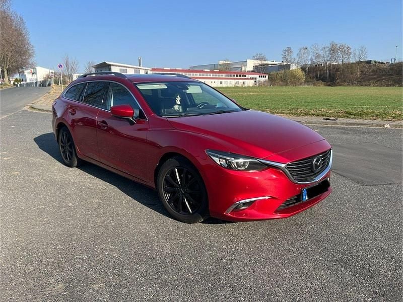 Rot Gebraucht 2017 Mazda 6 Sports-Line Kombi | 11.999 € (Guter Preis) - Bild 1/4