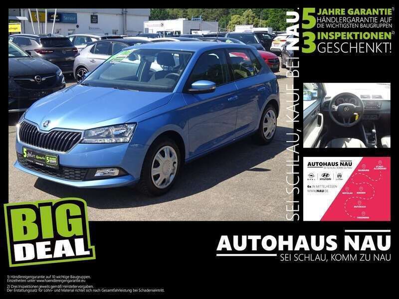 Denimblau metallic Gebraucht 2018 Skoda Fabia Cool Plus Limousine | 11.490 € (Fairer Preis) - Bild 1/3