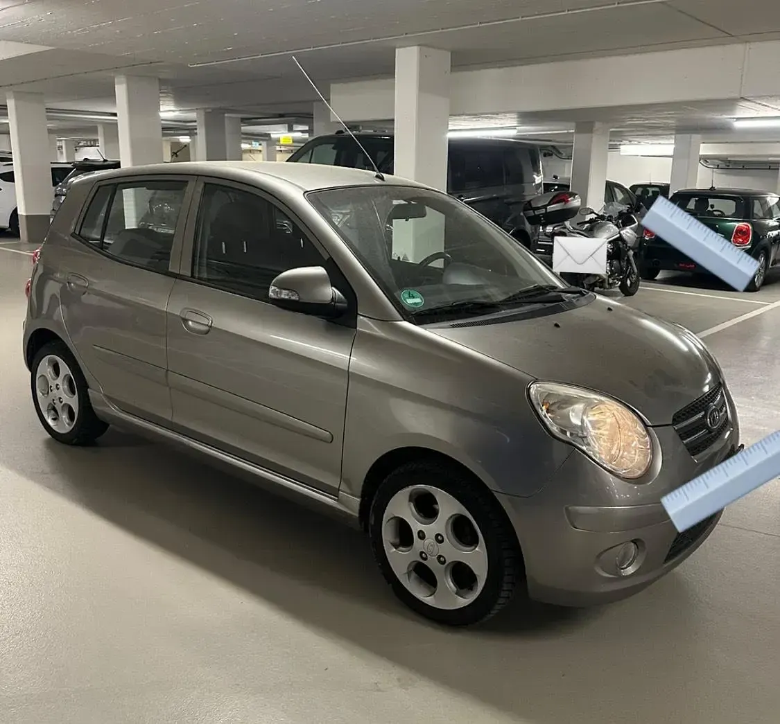 Gebraucht Kia Picanto 75 PS (55 kW) 2008 Grau Kleinwagen