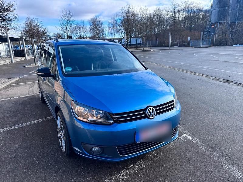 Gebraucht VW Touran Match 105 PS (77 kW) 2012 Blau Van / Kleinbus