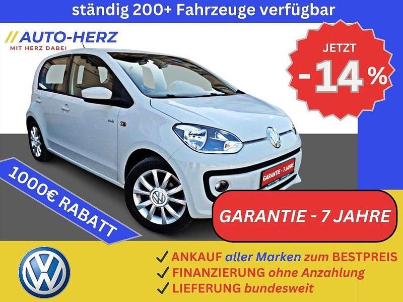 Pure weiß Gebraucht 2015 VW up! CLUB Kleinwagen | 6.880 € (Fairer Preis) - Bild 1/3