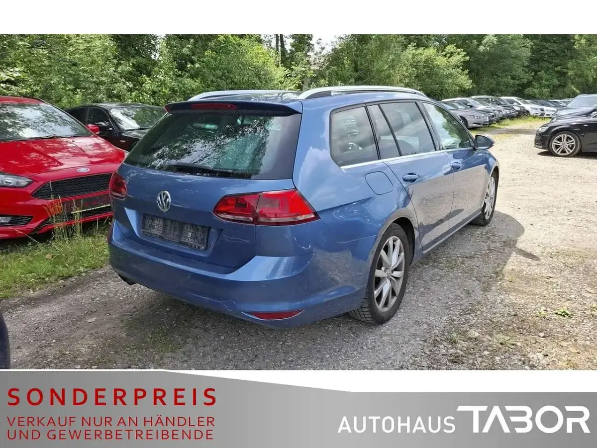 Gebraucht VW Golf VII Highline 122 PS (89 kW) 2013 Blau Limousine