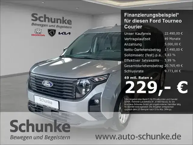 Gebraucht Ford Tourneo Courier Titanium 125 PS (91 kW) 2024 Van / Kleinbus
