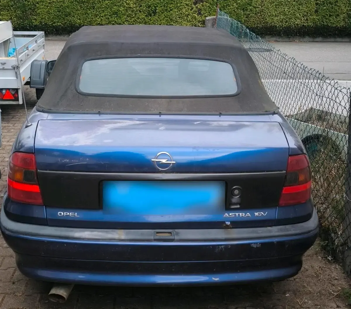 Gebraucht Opel Astra Cabriolet 1996 Blau Cabrio